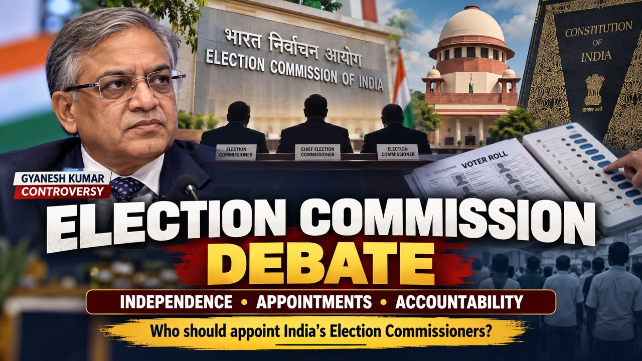 Can the Chief Election Commissioner be arrested? Explore a deep breakdown of the ECI appointment process under the 2023 Act, the Anoop Baranwal judgment summary, and Article 324 constitutional safeguards for UPSC Polity.